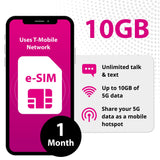 10GB - 1 Month plan