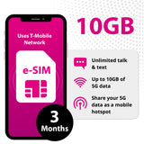 10 GB – 3-Monats-Plan