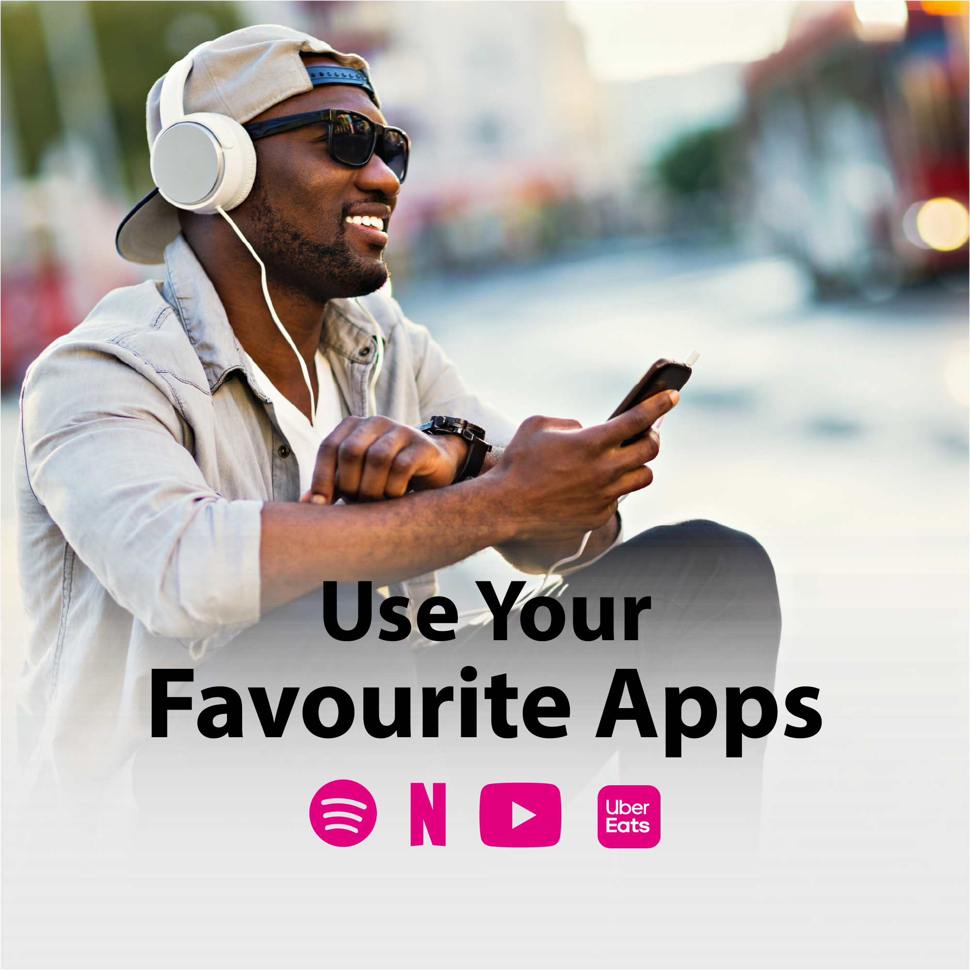 Use your favorited apps using our eSIM
